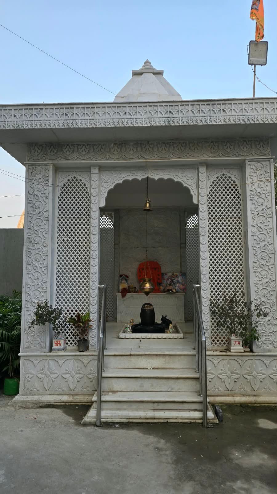 Shiv Mandir at the Haridwar ashram
